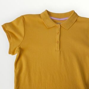 IZOD Approved Schoolwear Polo Shirt Yellow Youth XL 16 Regular‎ Short Sleeve New